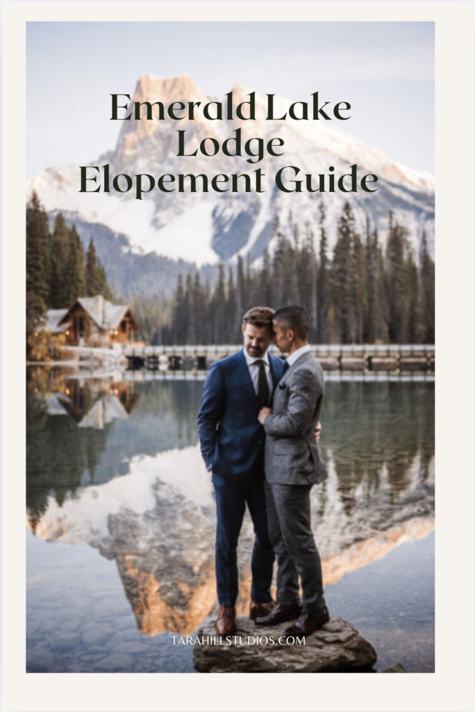 how to elope at Emerald Lake Lodge in BC.